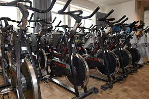 Salle de fitness du CHAA angoulême : biking.